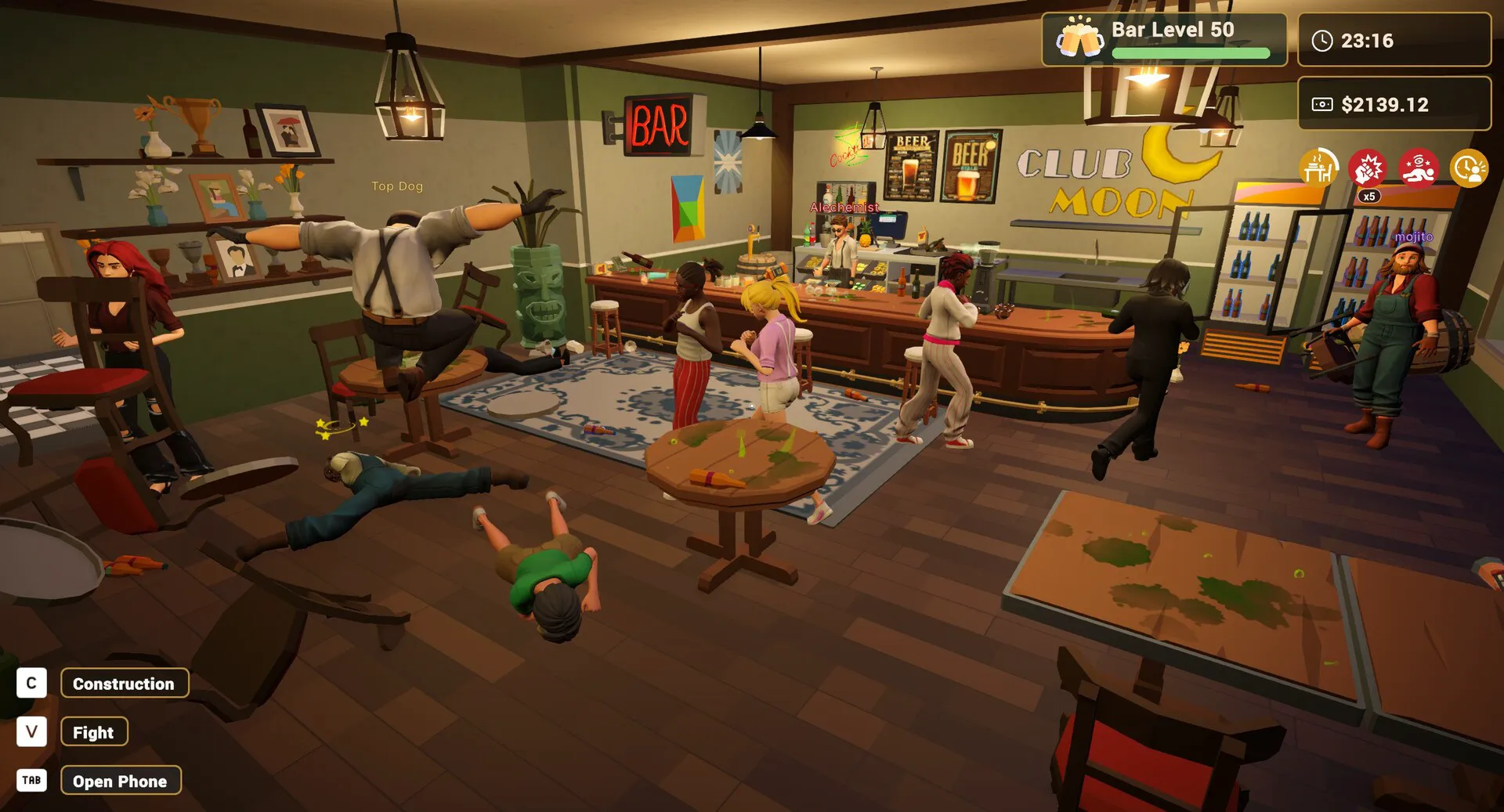 Barfender: CO-OP Bar Simulator gameplay screenshot